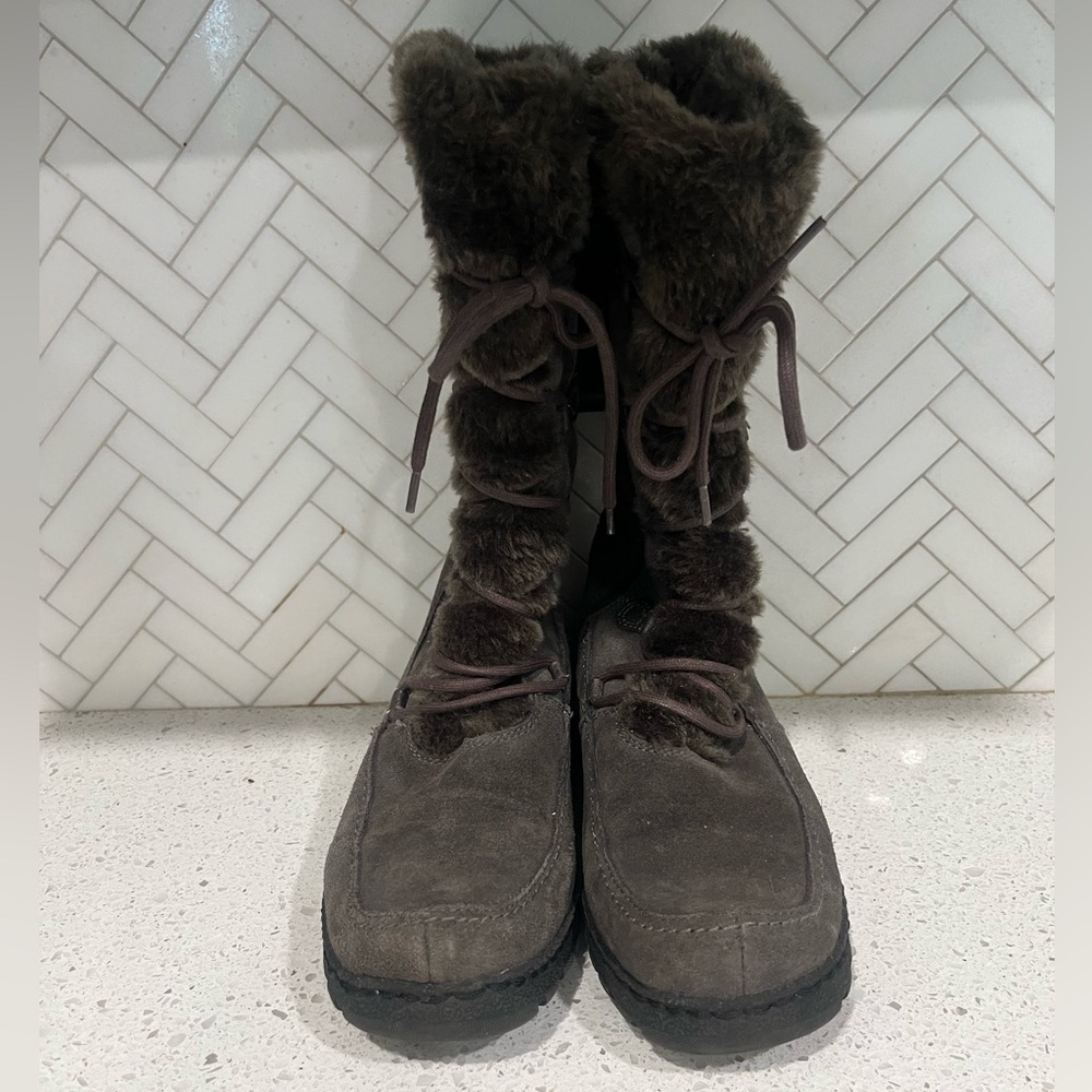 Bass Snow Boots Grey Size 9M - Picture 3 of 10